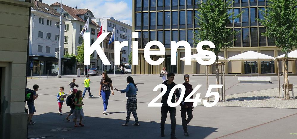 Pressebild: Stadtentwicklungsleitbild Kriens 2045